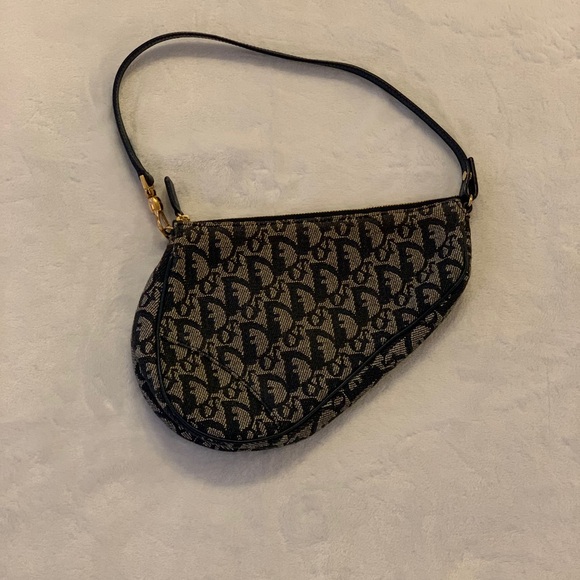 Christian Dior Vintage Saddle Pouch Shoulder Bag! - Picture 13 of 13